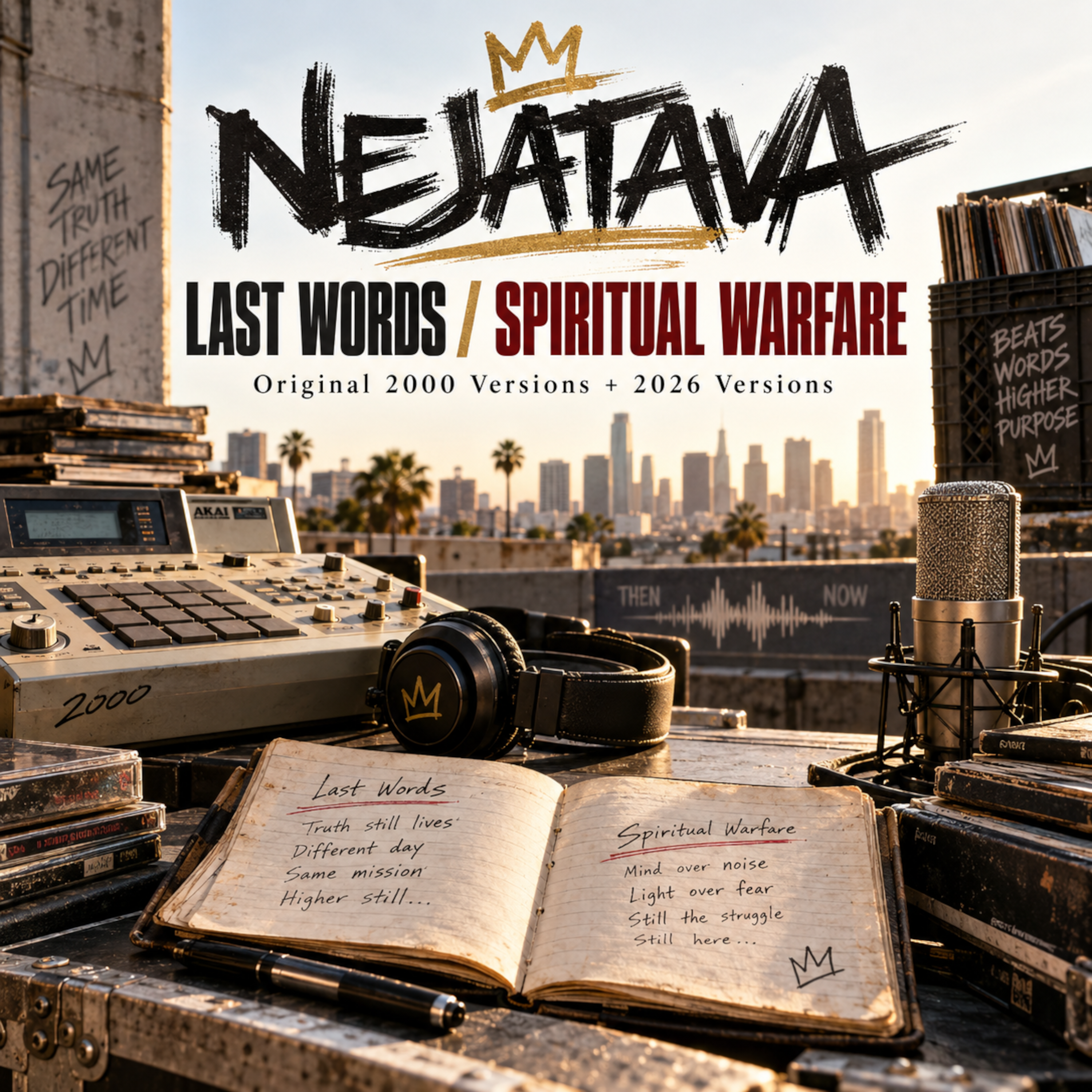 Cover artwork for Last Words & Spiritual Warfare by Nejatava